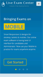 Mobile Screenshot of liveexamcenter.com